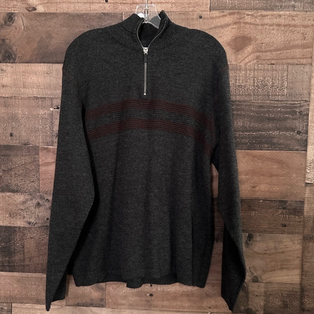 Pronto Uomo Merino Wool Quarter Zip